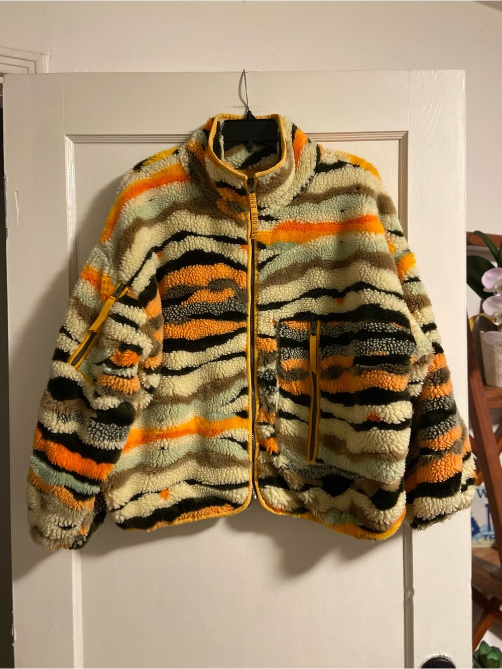 UGG Marlene Cali Collage Jacket Sunset / Desert Small Sherpa - Gorgeous!